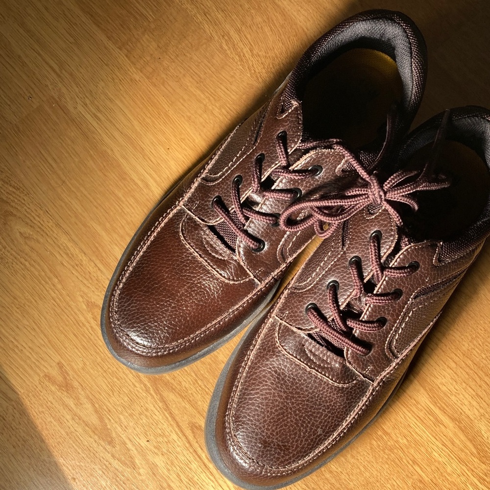 Men’s Earth Spirit Dark Brown Leather Lace Up Oxfords